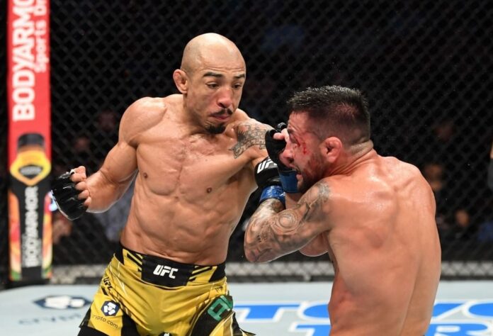 Jose Aldo bate Pedro Munhoz na decisão e emplaca mais uma vitória (Foto: Getty Images)