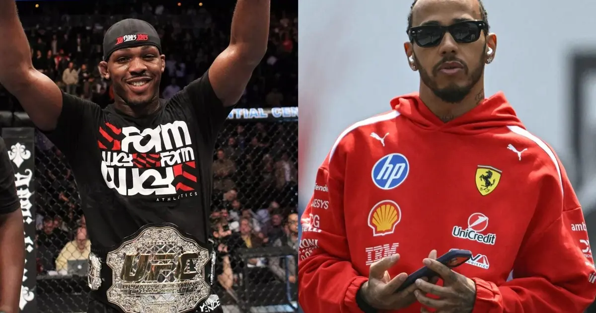 Jon Jones revela bloqueio de Lewis Hamilton após polêmica de caça