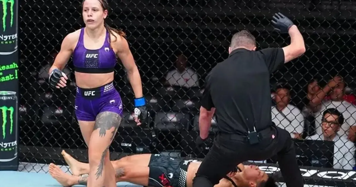 Julia Polastri conquista vitória impressionante com nocaute no UFC Xangai