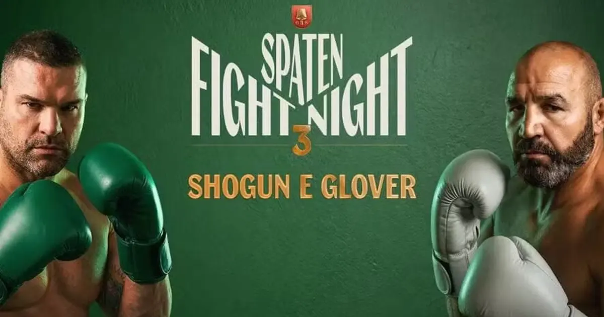 Shogun e Glover se enfrentam no Spaten Fight Night 3 em São Paulo
