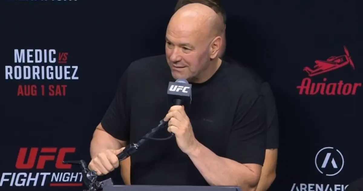 Dana White responde de forma ríspida a fã em coletiva do UFC Belgrado
