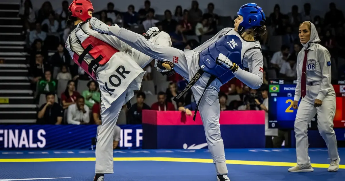 Maria Clara Pacheco brilha e conquista ouro no Grand Prix de Taekwondo